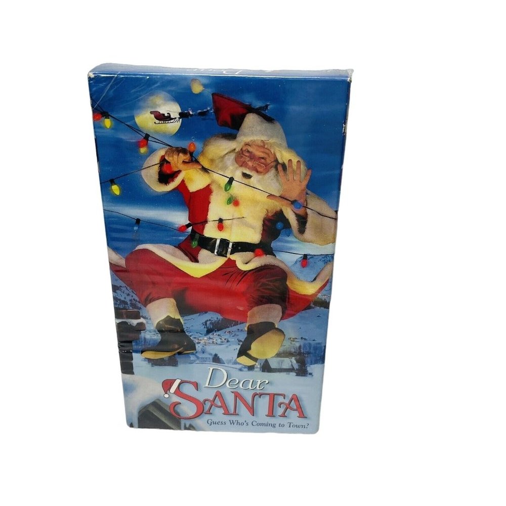 DEAR SANTA VHS Movie Tape 1998 D.L. Green Debra Rich Family Christmas Film Rare